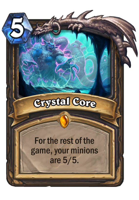 Crystal Core Hearthstone Card