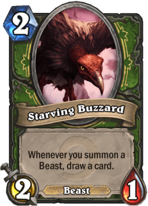 Starving Buzzard Card