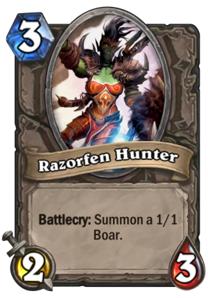 Razorfen Hunter Card