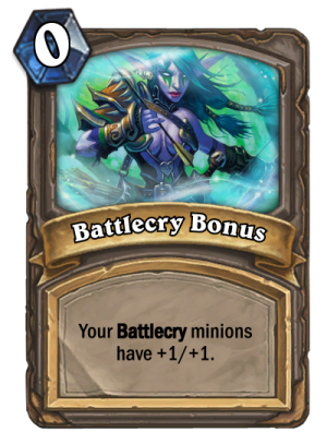 Battlecry Bonus Card