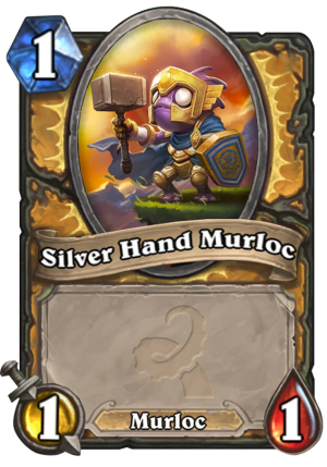 Silver Hand Murloc Card