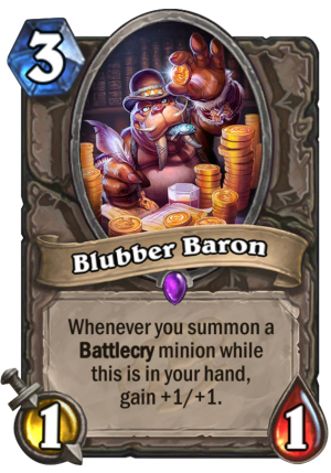 Blubber Baron Card