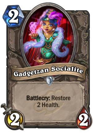 Gadgetzan Socialite Card