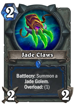 Jade Claws Card