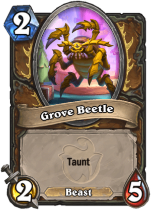 Grove Beetle Card