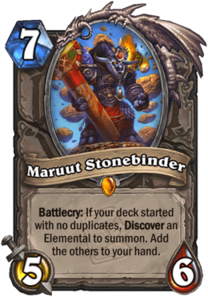 Maruut Stonebinder Card