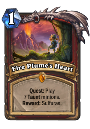 Fire Plume’s Heart Card