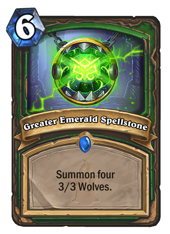 Greater Emerald Spellstone - Hearthstone Top Decks