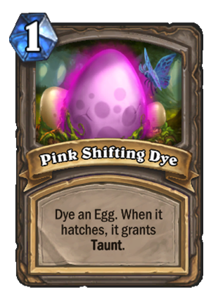 Pink Shifting Dye Card