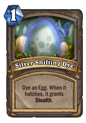 Silver Shifting Dye Card