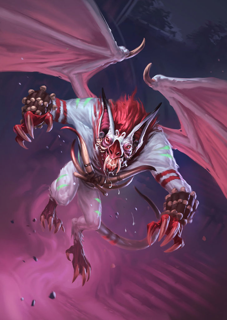 Hir’eek, the Bat Full Art