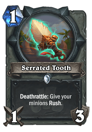 Serrated Tooth Card