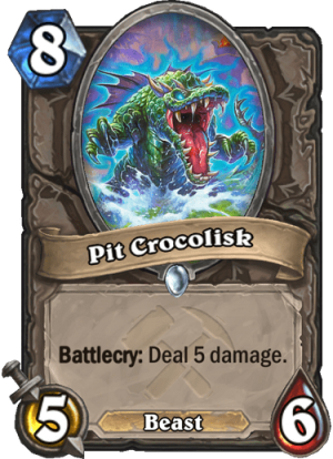 Pit Crocolisk Card