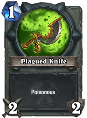 Plagued Knife Card