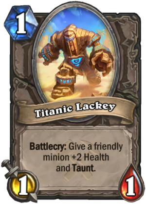 Titanic Lackey Card