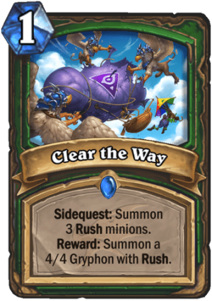 Clear the Way Card