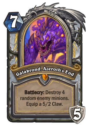 Galakrond, Azeroth’s End (Priest) Card