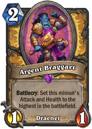 Argent Braggart Card