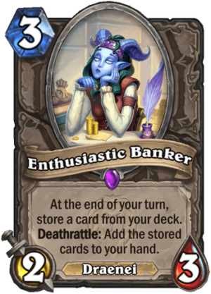 Enthusiastic Banker Card