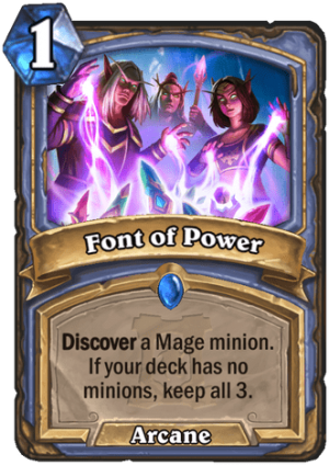 Font of Power Card