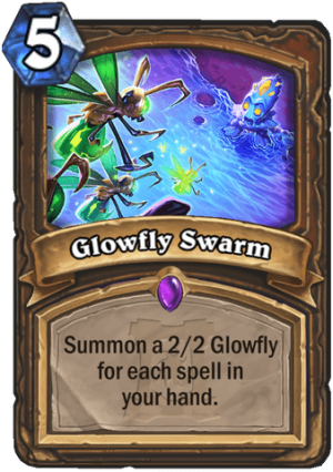 Glowfly Swarm Card