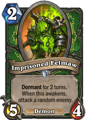 Imprisoned Felmaw Card