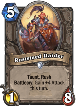 Ruststeed Raider Card