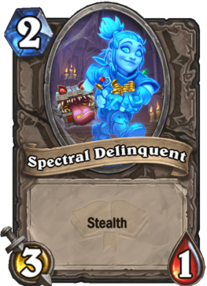 Spectral Delinquent Card