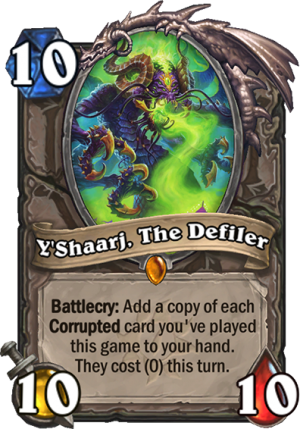 Y’Shaarj, The Defiler Card