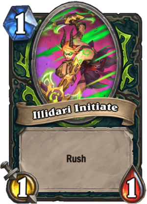 Illidari Initiate Card