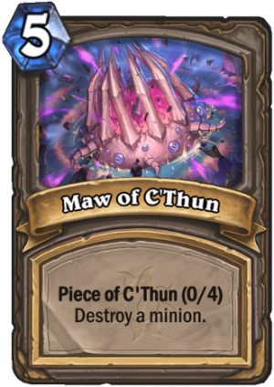 Maw of C’Thun Card