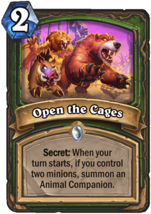 Open the Cages Card