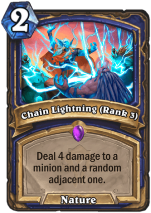 Chain Lightning (Rank 3) Card