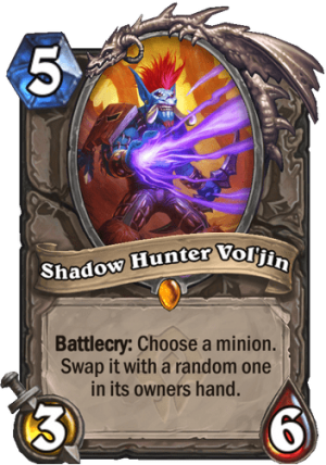 Shadow Hunter Vol’jin Card