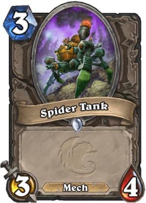 Spider Tank Card