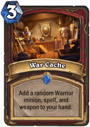 War Cache Card