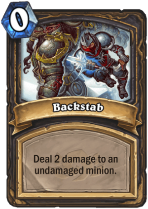 Backstab Card