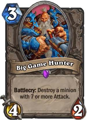 Big Game Hunter Card