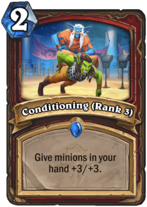 Conditioning (Rank 3) Card