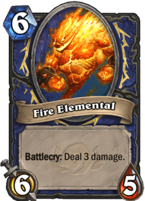 Fire Elemental Card