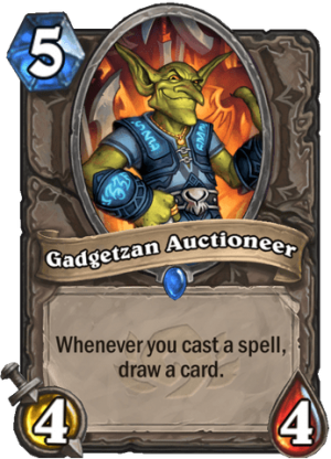 Gadgetzan Auctioneer Card