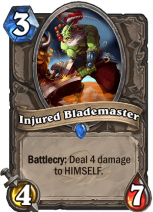 Injured Blademaster Card