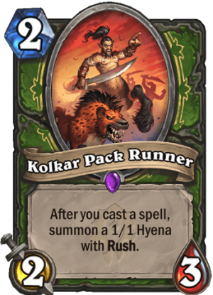 Kolkar Pack Runner Card