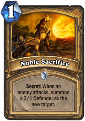 Noble Sacrifice Card