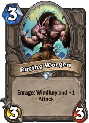 Raging Worgen Card