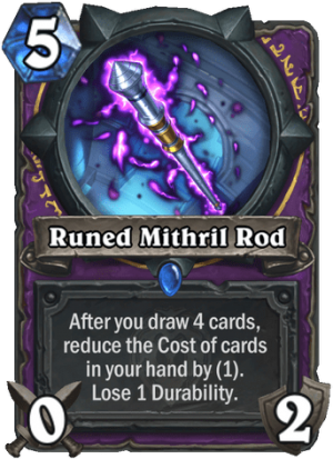 Runed Mithril Rod Card