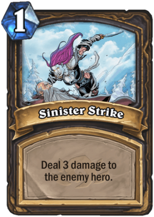 Sinister Strike Card