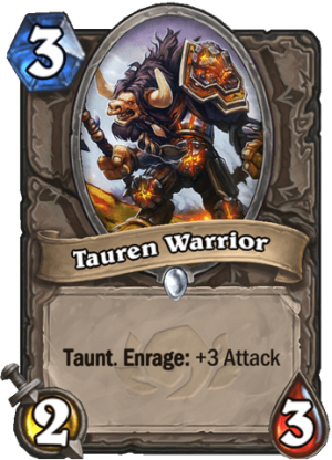 Tauren Warrior Card