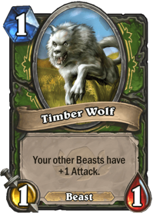 Timber Wolf Card