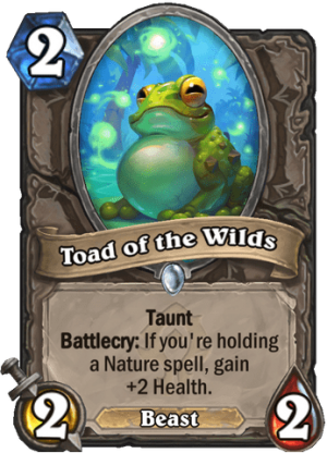 Toad of the Wilds Card